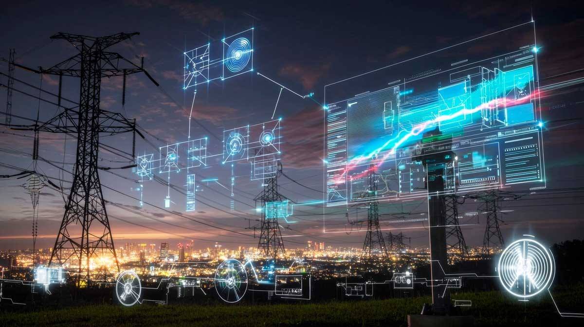 Stromnetz mit digitaler Netzsteuerung