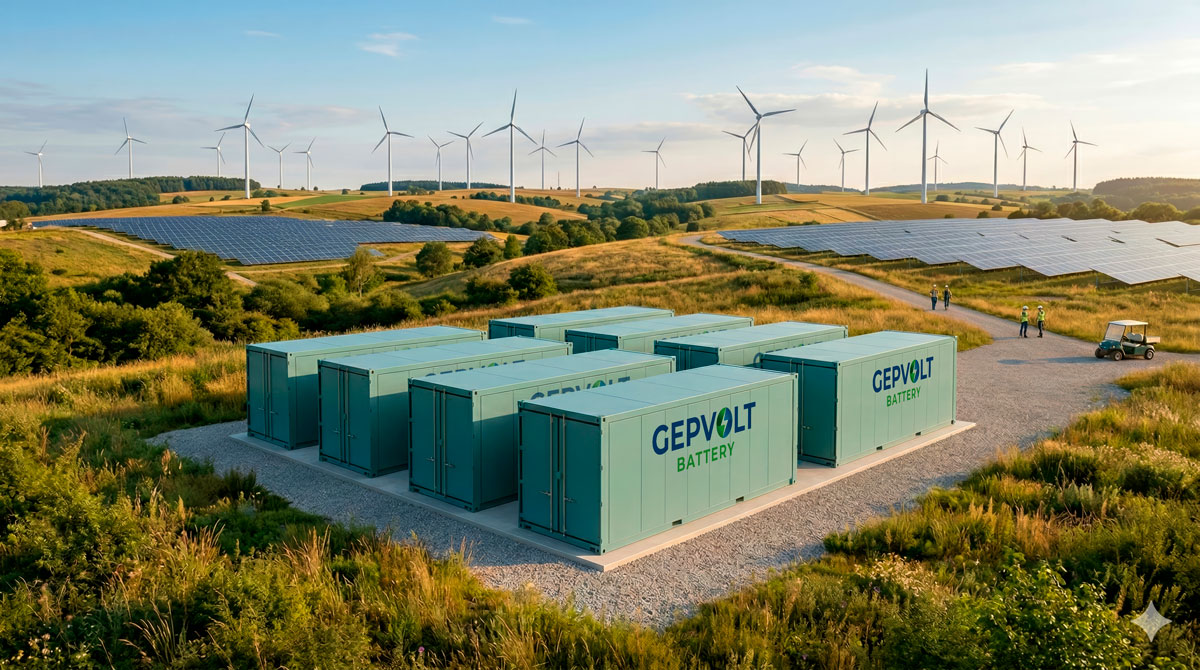 Grünstromspeicher für PV- und Windparks