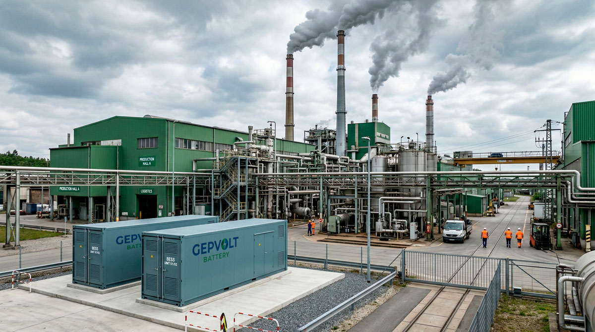 Industriespeicher von GEPVOLT