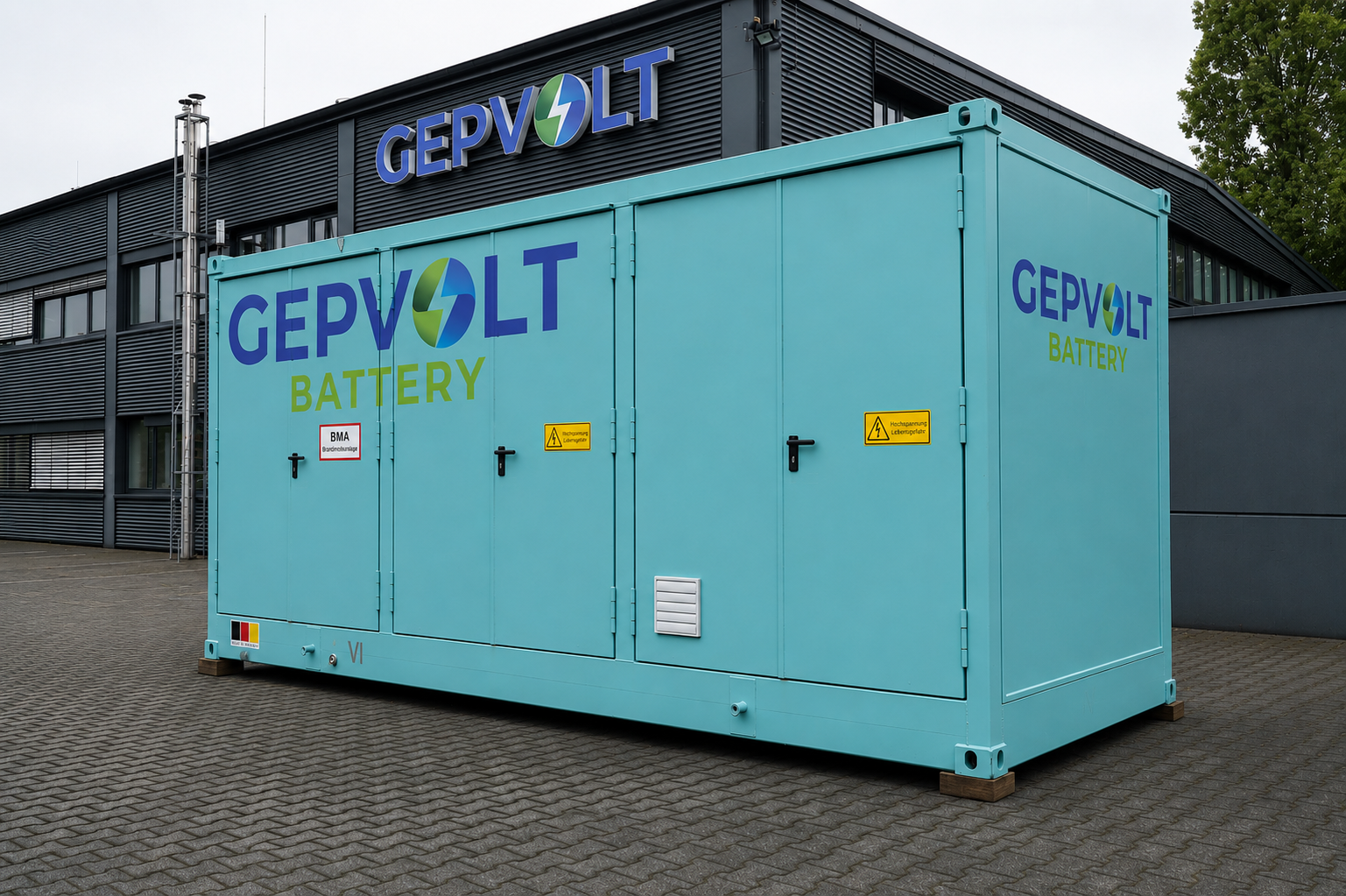 Industriespeicher von GEPVOLT