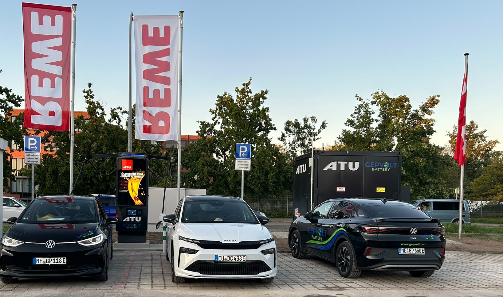 Batteriegestützte Ladeinfrastruktur von GEPVOLT